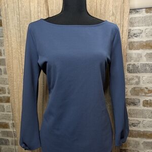 Ann Taylor Classic Navy Blouse